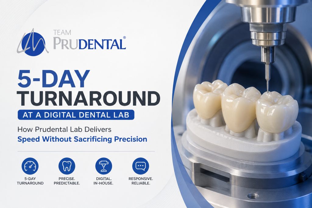 Digital Dental Lab with 5-Day Turnaround | Prudental Lab