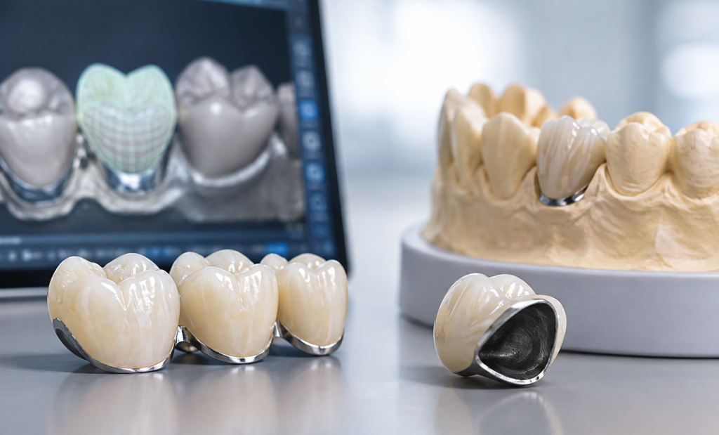 Porcelain Fused to Metal Crown Lab